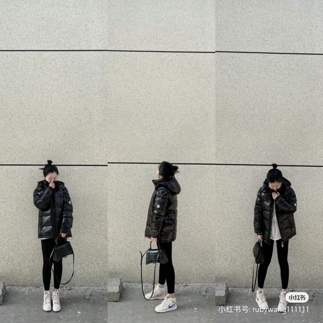Moncler Maya Short Down Jacket- Black - Image 9