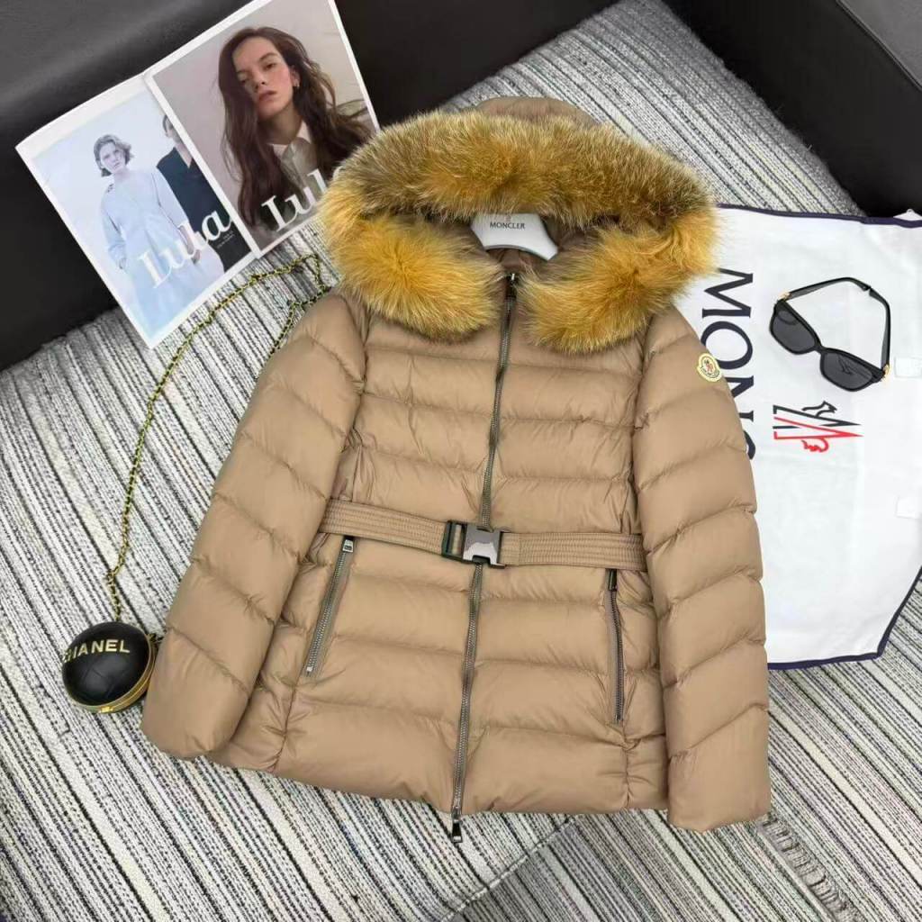 Moncler Tatie Women's Down Jacket- Beige