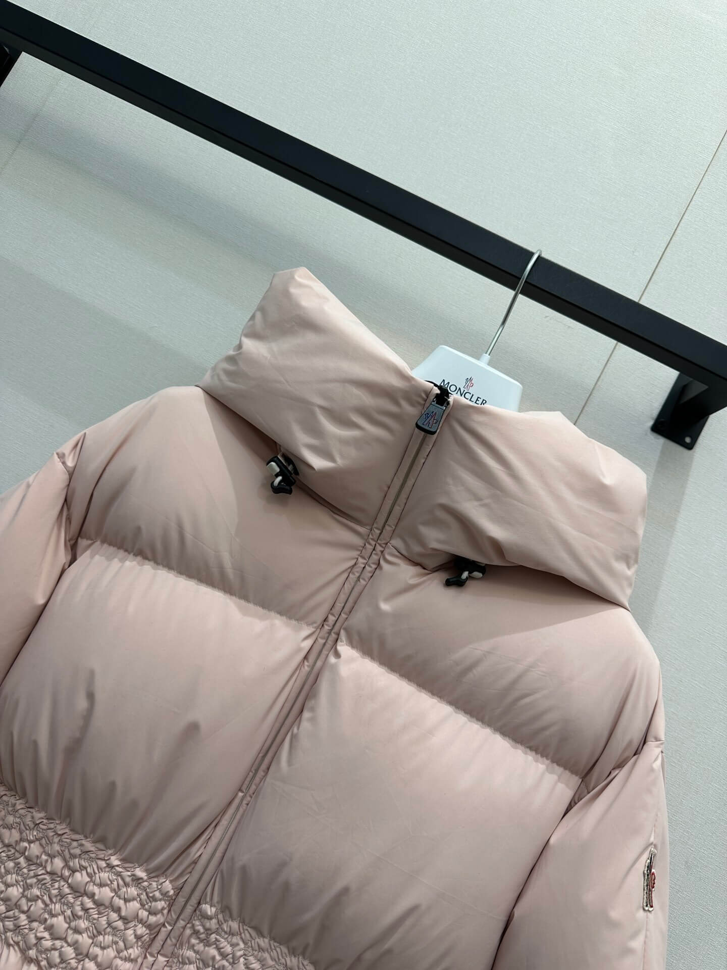 Moncler Wollemi Hooded Women's Down Jacket- Pink - Image 4