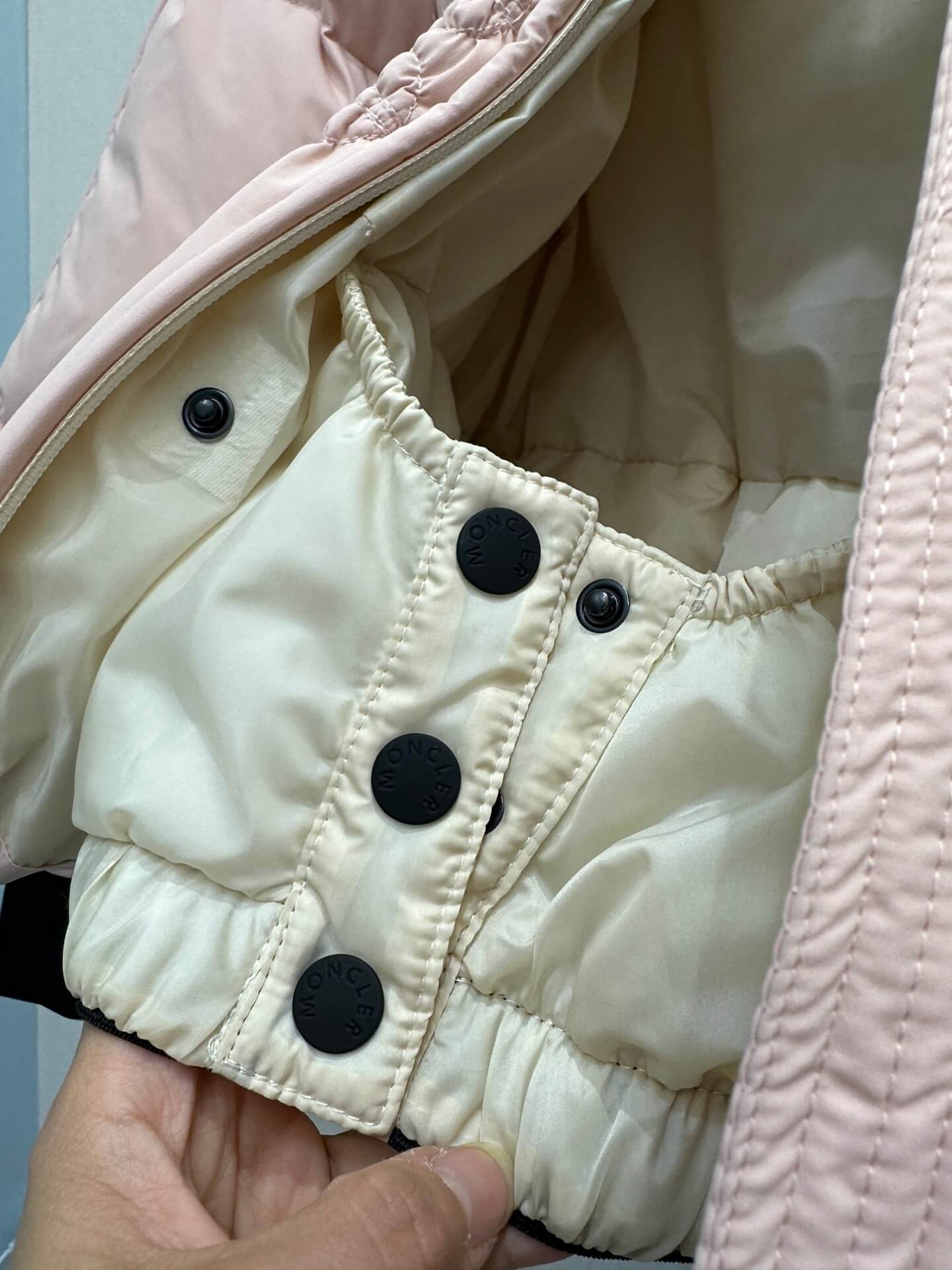 Moncler Wollemi Hooded Women's Down Jacket- Pink - Image 9