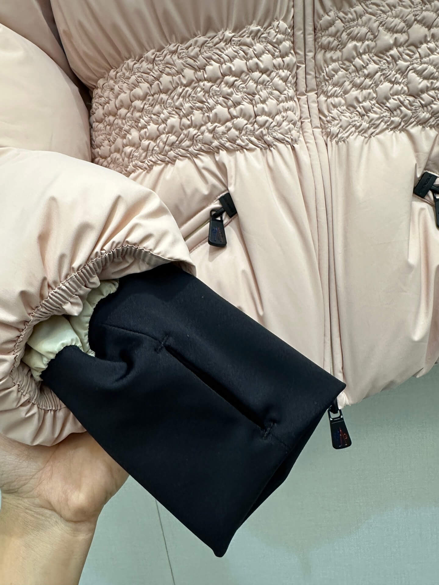 Moncler Wollemi Hooded Women's Down Jacket- Pink - Image 10