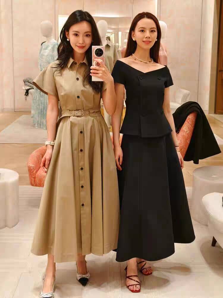 Christian Dior Mid-Length Trench Dress – Beige - Image 6