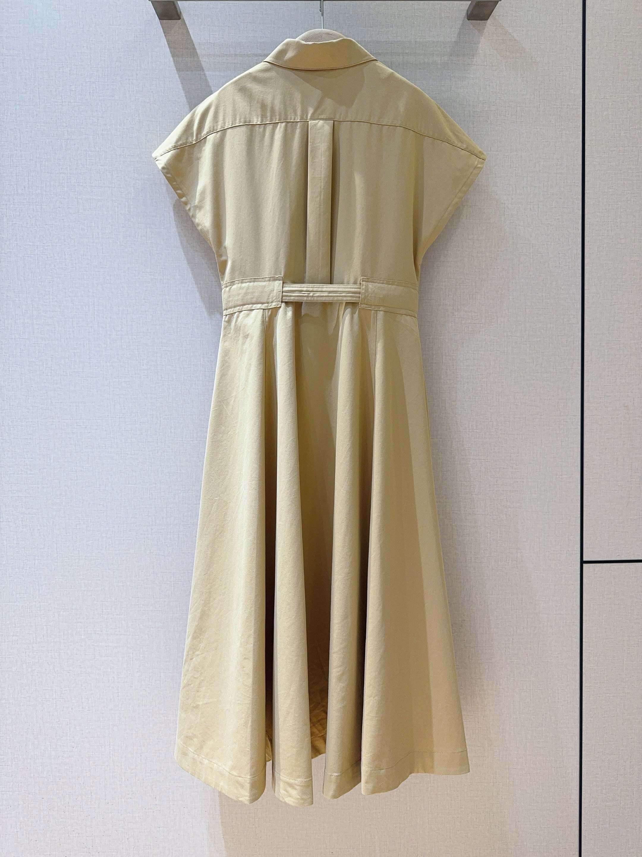 Christian Dior Mid-Length Trench Dress – Beige - Image 4