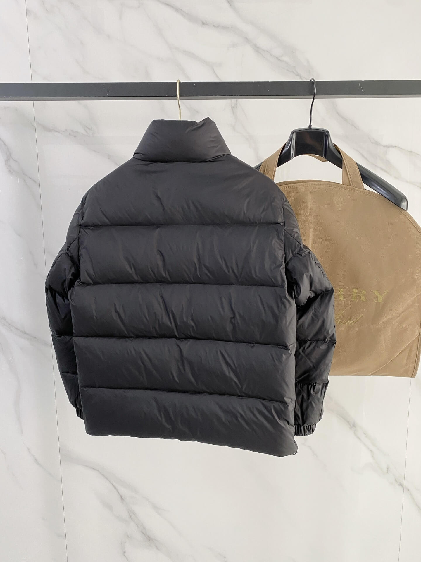 Burberry Puffer Women's Down Jacket- Black - Image 8