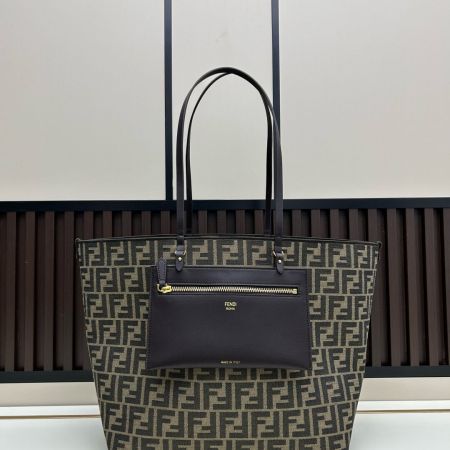 Fendi Reversible Roll Large Shopper Bag – FF Canvas & Leather