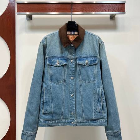 Louis Vuitton Corduroy Collar Denim Jacket – Light Blue