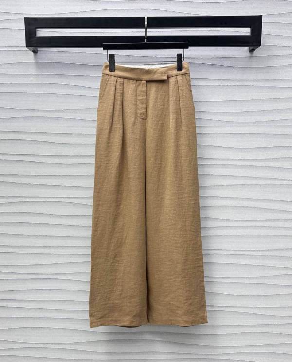 Max Mara Wide-Leg Trousers – Camel