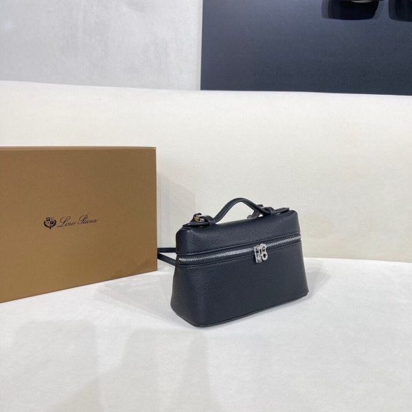 Loro Piana Extra Pocket L27 Crossbody Bag – Dark Navy Blue