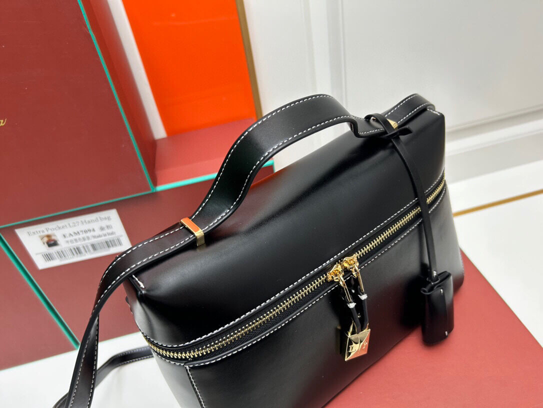 Loro Piana Extra Pocket L27 Handbag – Black - Image 5