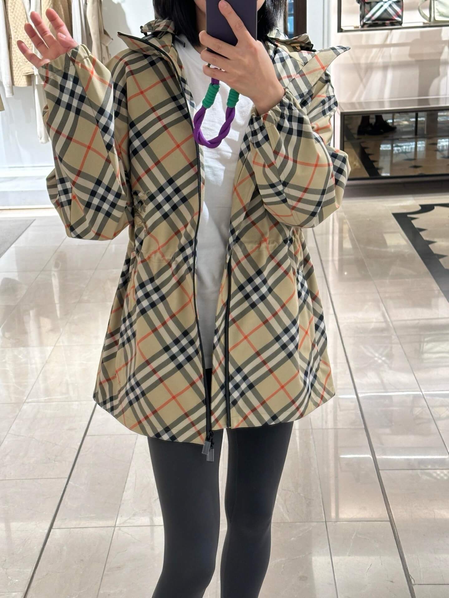 Burberry Vintage Check Hooded Jacket - Image 18