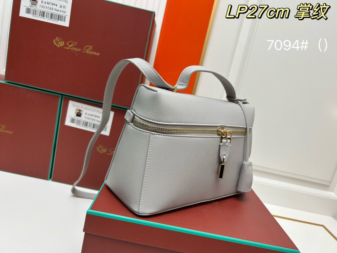 Loro Piana Extra Pocket L27 Handbag – Grey