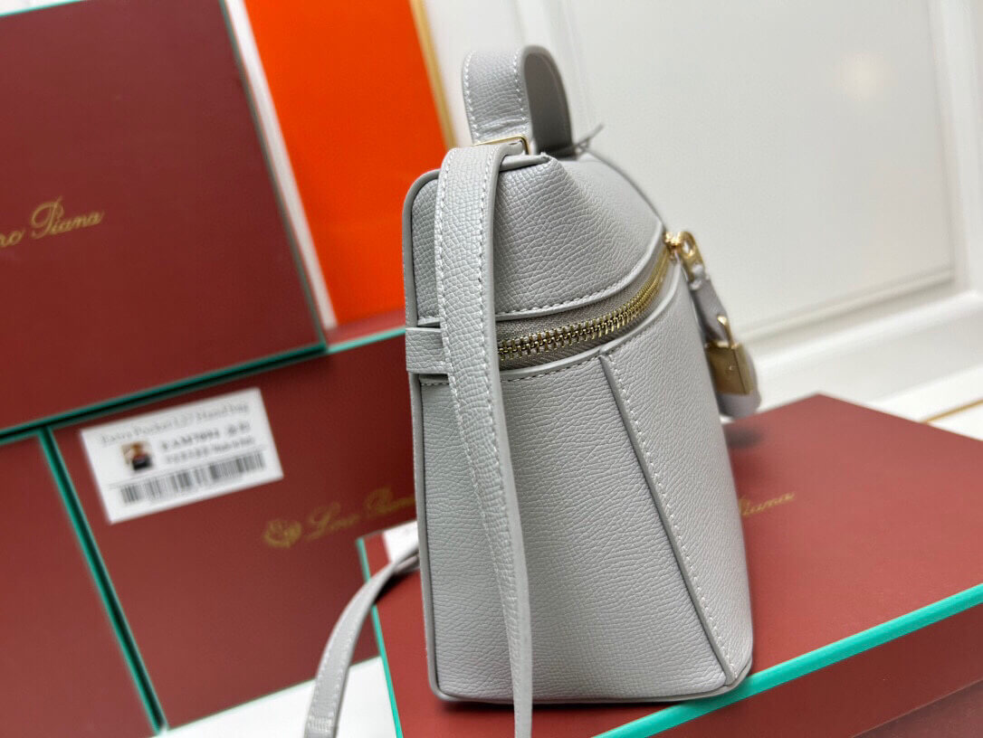 Loro Piana Extra Pocket L27 Handbag – Grey - Image 2