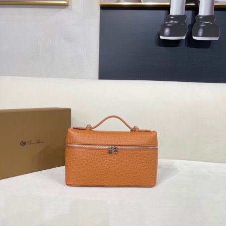 Loro Piana Extra Pocket Pouch L19 – Ostrich Leather