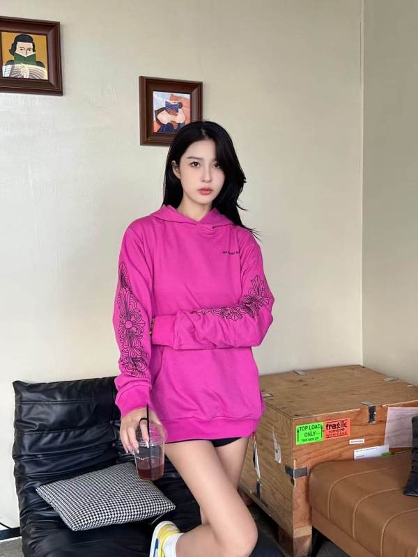 Chrome Hearts Matty Boy Spider Web Hoodie (Pink)