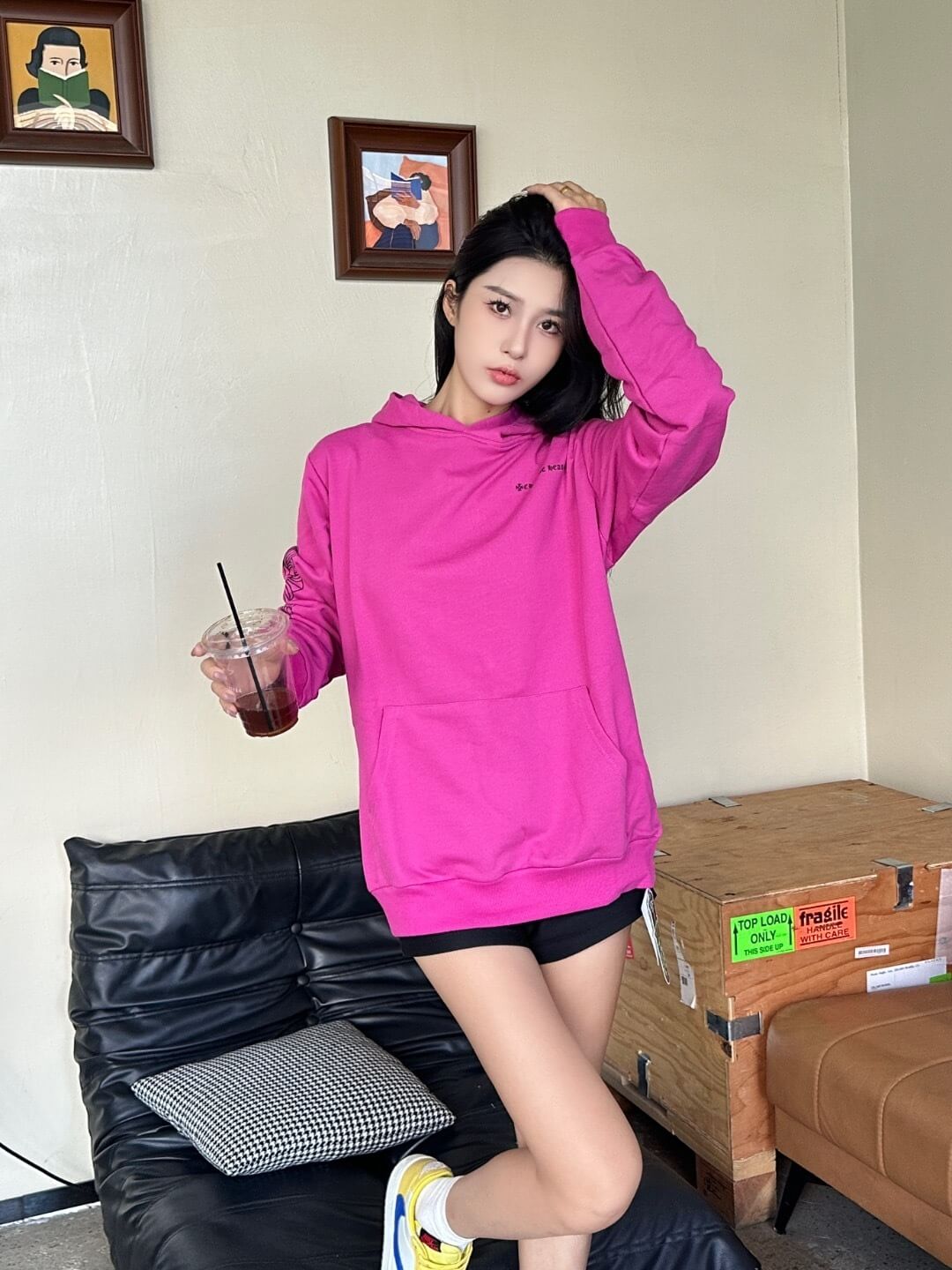 Chrome Hearts Matty Boy Spider Web Hoodie (Pink) - Image 13