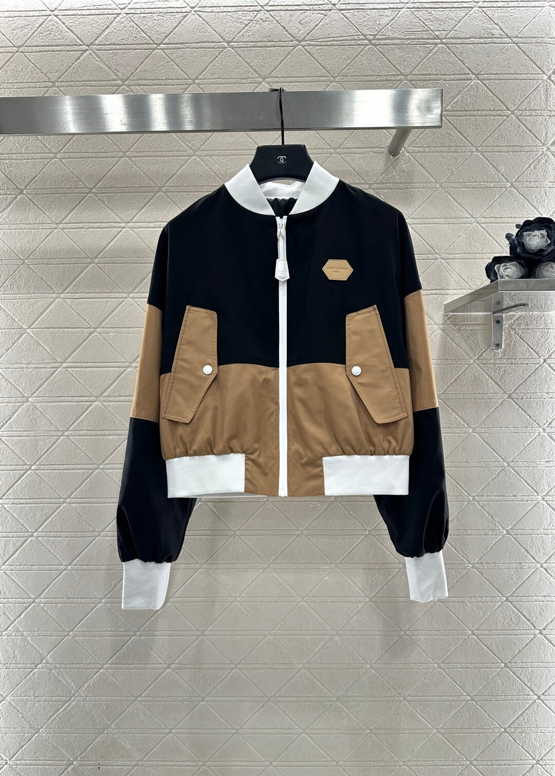 Louis Vuitton Color-Blocked Bomber Jacket & Trouser Set - Image 3