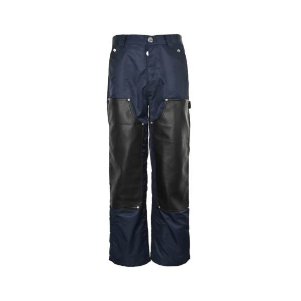 Chrome Hearts Matty Boy Bicolor Nylon Leather Snow Pants (Brown/Black)
