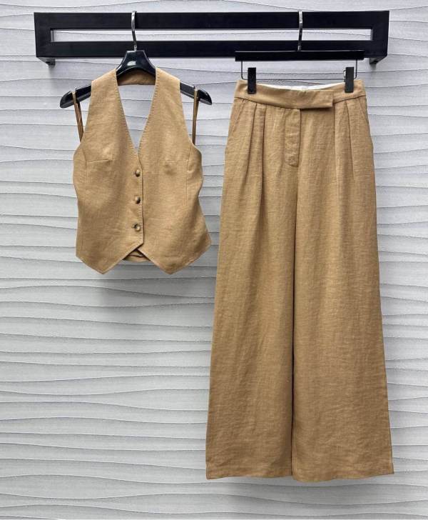 Max Mara Sauro Waistcoat – Camel