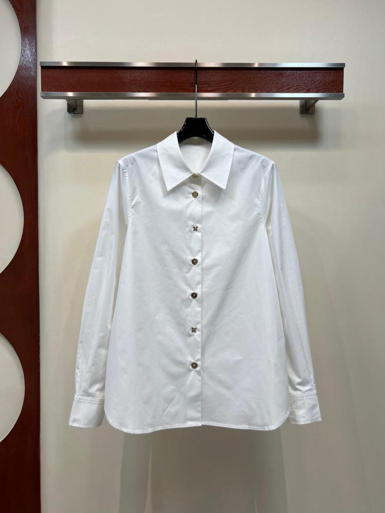 Louis Vuitton Monogram Button Shirt – White