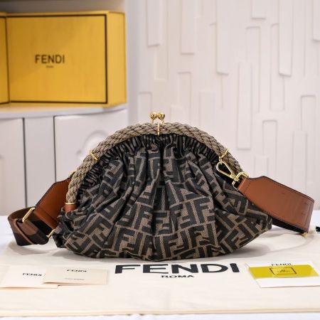 Fendi First FF Monogram Cloud Handbag