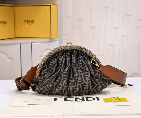 Fendi First FF Monogram Cloud Handbag