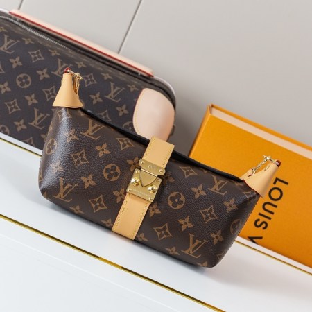 Louis Vuitton Low Key Hobo Bag in Brown Monogram Canvas