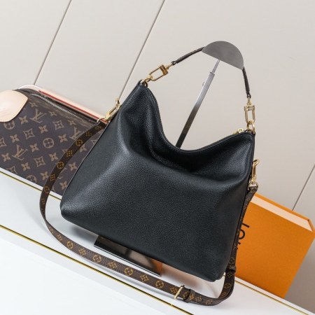 Louis Vuitton Bagatelle Hobo Bag in Black Monogram Empreinte Leather - Image 4