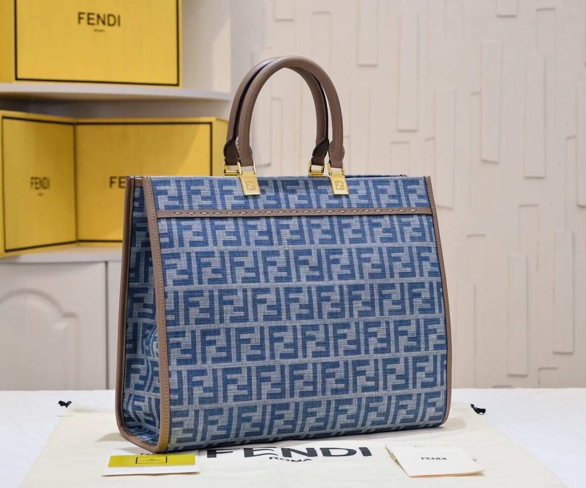 Fendi Sunshine Shopper FF Monogram Tote Bag - Image 4