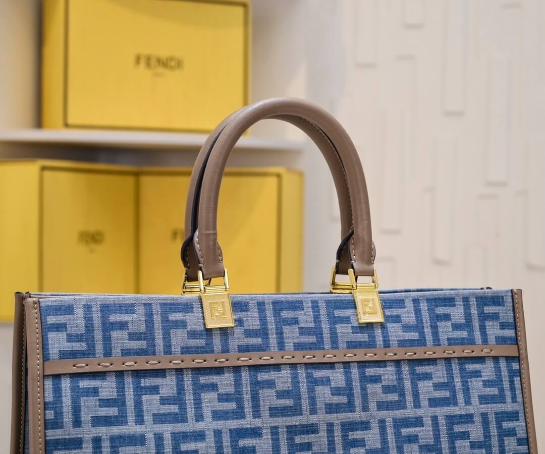 Fendi Sunshine Shopper FF Monogram Tote Bag - Image 5