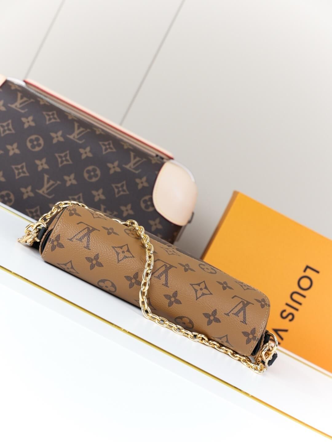 Louis Vuitton Wallet On Chain Ivy, Monogram & Monogram Reverse Canvas - Image 6