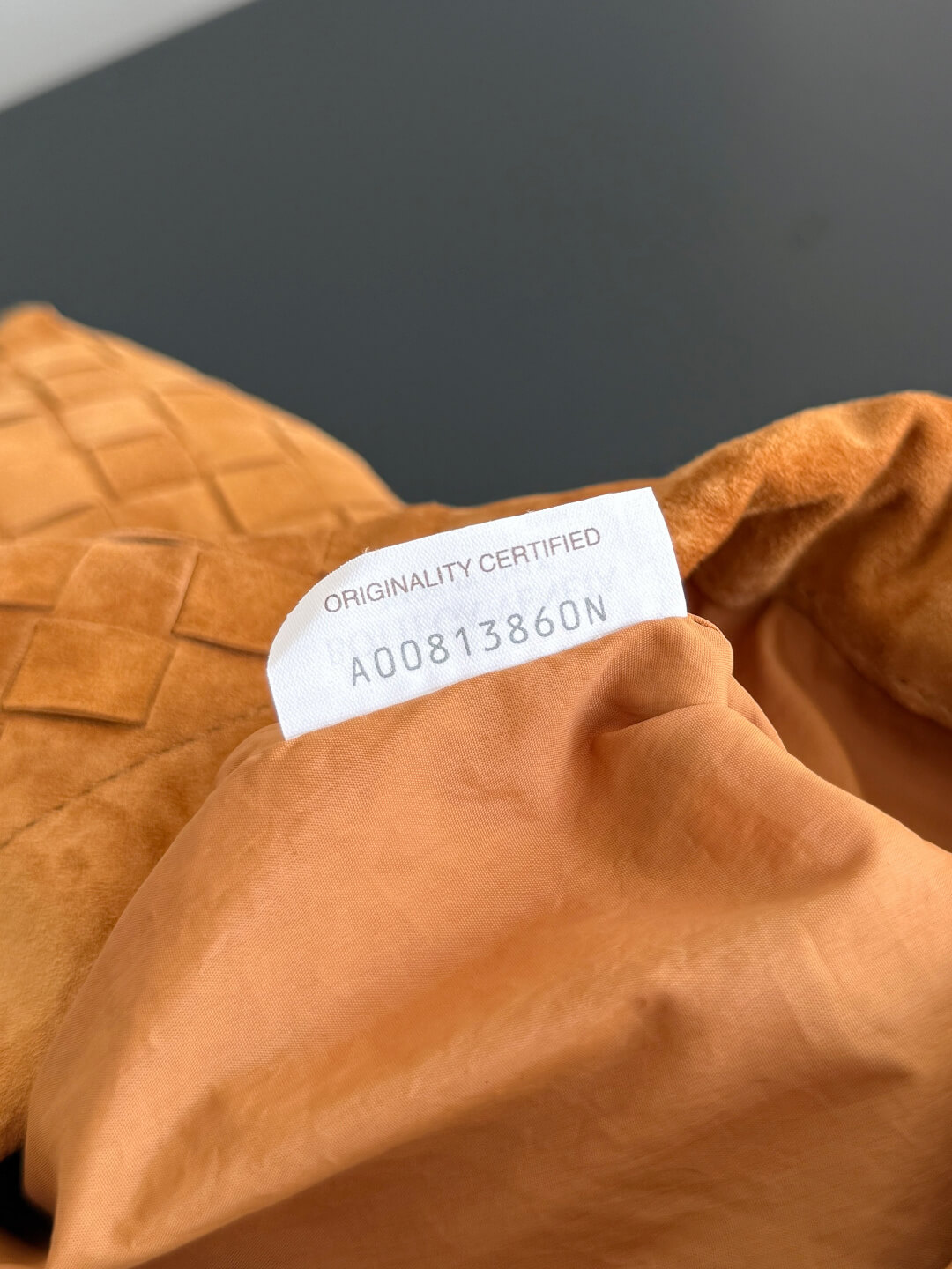 Bottega Veneta Small Intrecciato Suede Pouch Shoulder Bag – Caramel - Image 9