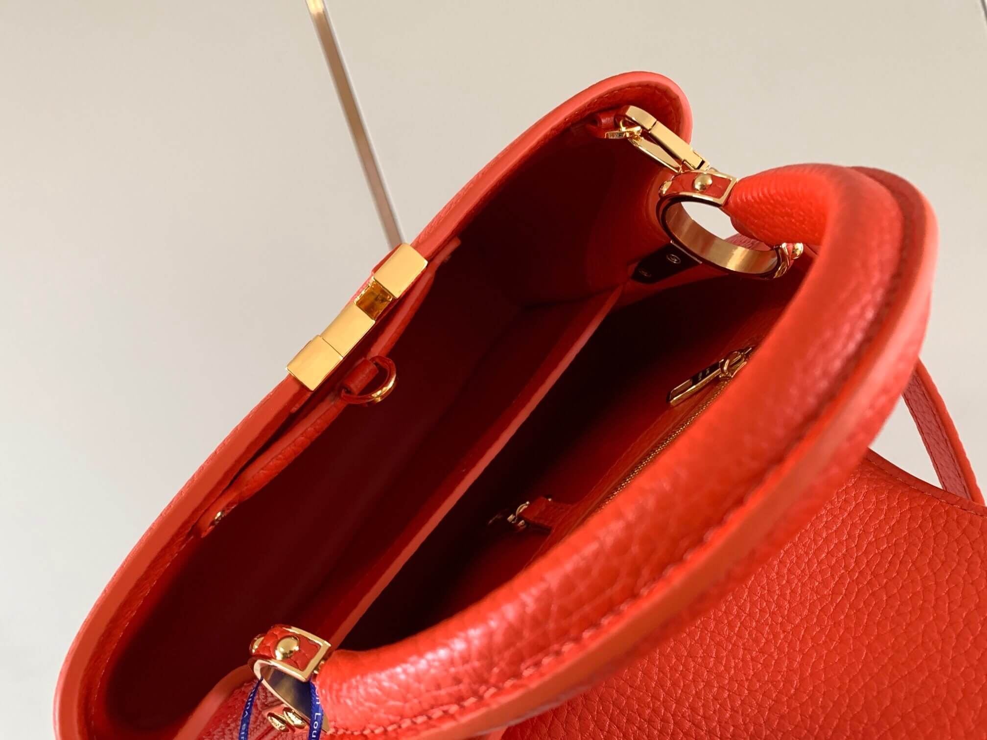 Louis Vuitton Capucines BB Taurillon Leather Handbag in Orange - Image 2