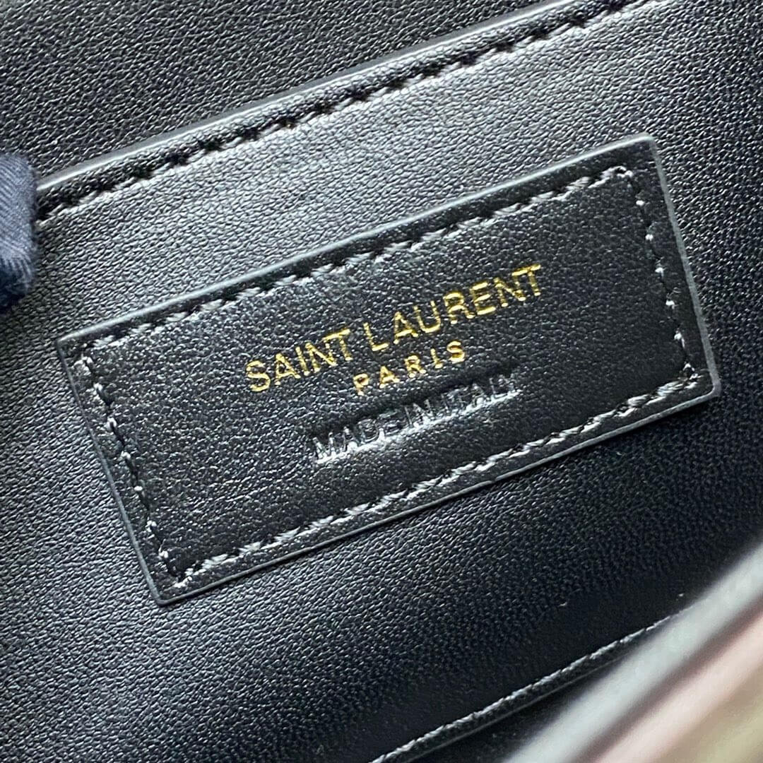 Saint Laurent Solferino Medium Satchel in Dark Brown Box Saint Laurent Leather - Image 3
