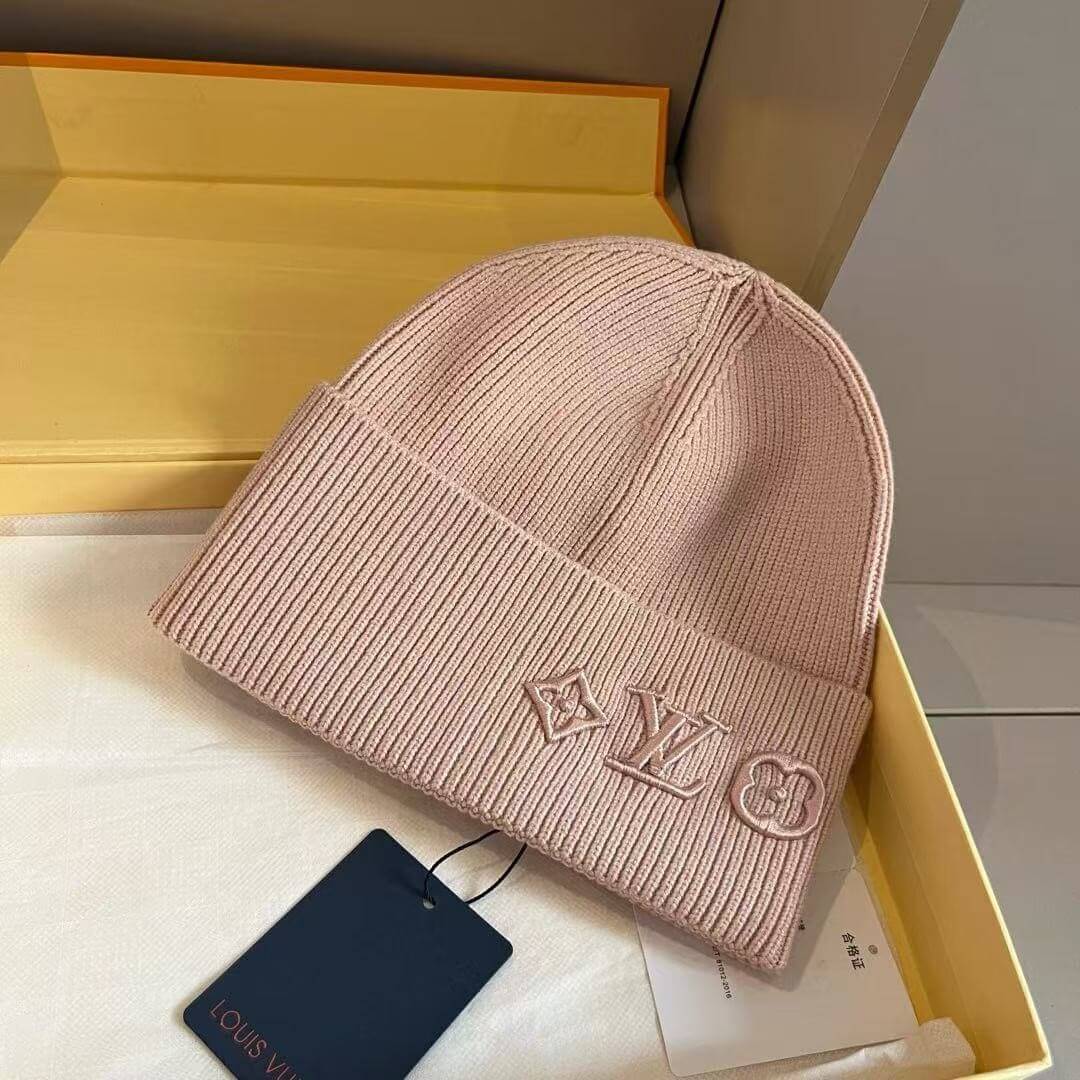 Louis Vuitton My Monogram Eclipse Ribbed Knit Beanie Hat - Image 5