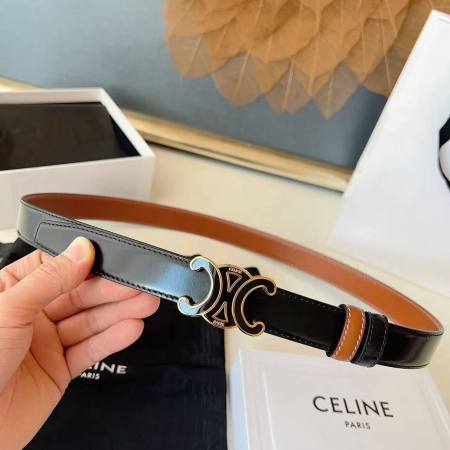 Celine Triomphe Enamel Buckle Smooth Leather Belt – Elegant 2026 Luxury Accessory