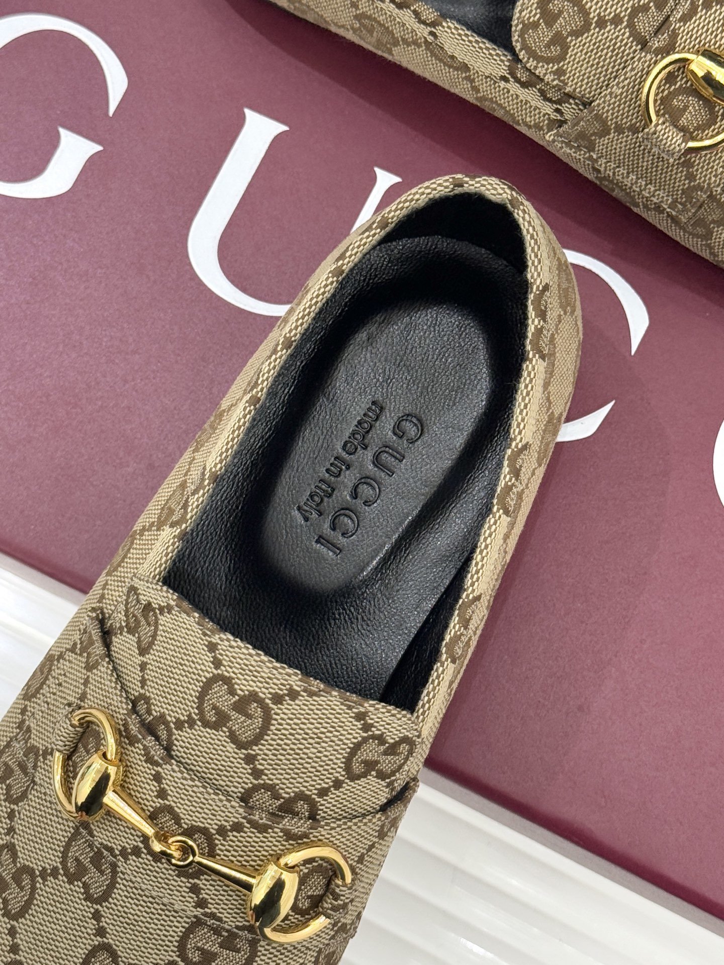 Gucci GG Supreme Horsebit Loafers - Image 10