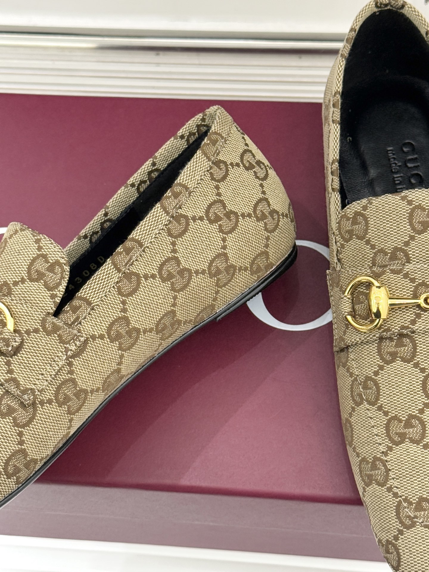 Gucci GG Supreme Horsebit Loafers - Image 7