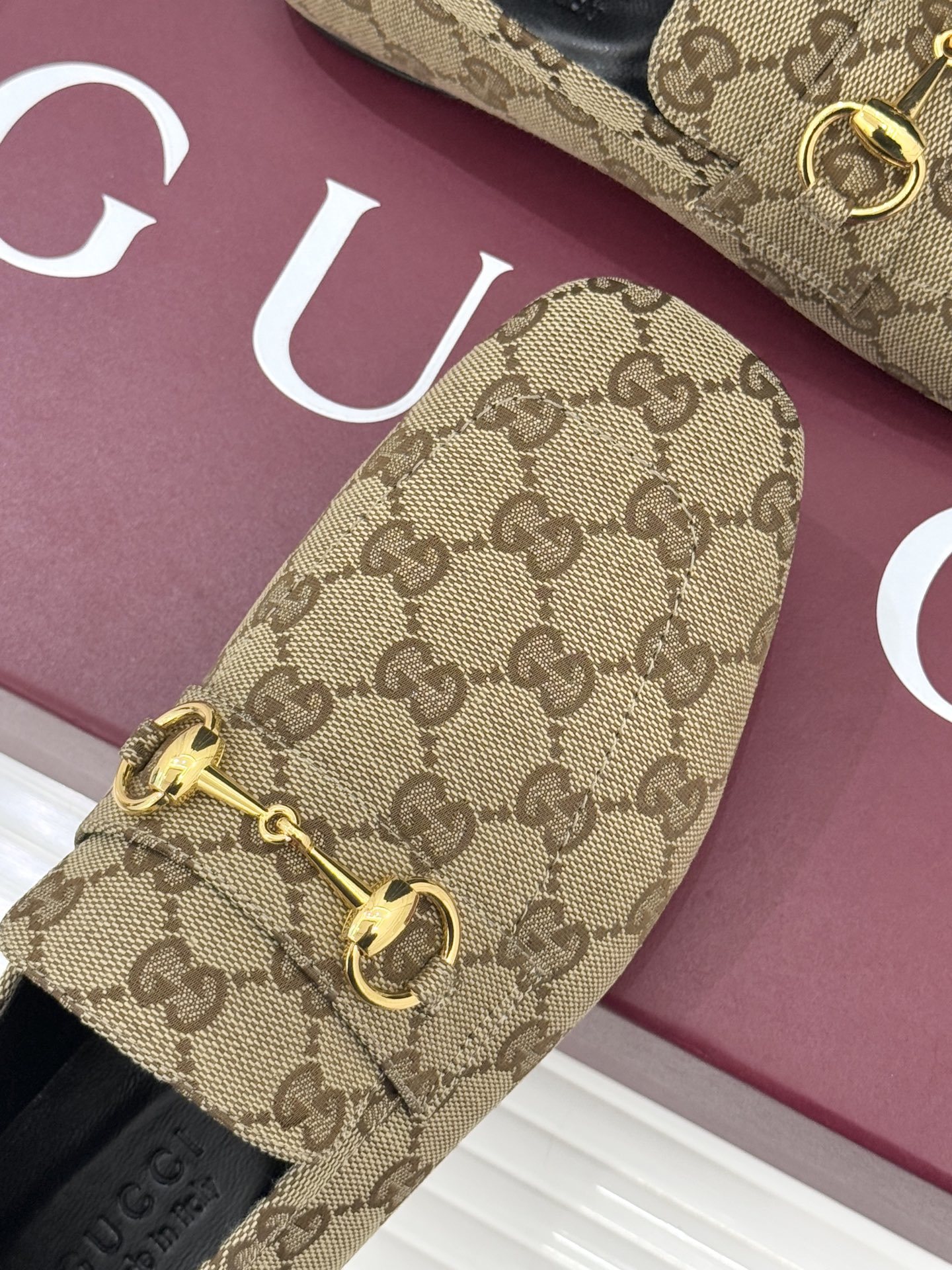 Gucci GG Supreme Horsebit Loafers - Image 8