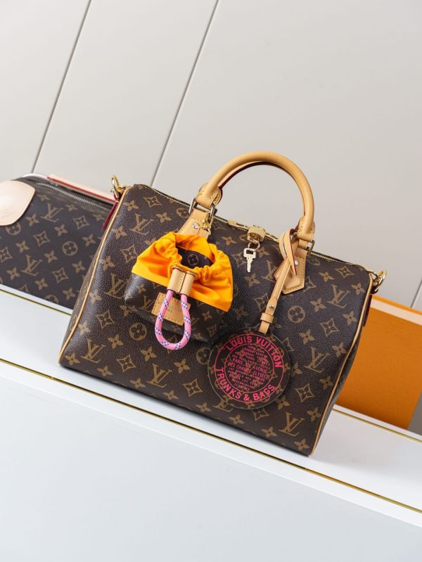 Louis Vuitton Speedy Bandoulière 30 Monogram Canvas Limited Edition Trunks & Bags Heritage Satchel Bag