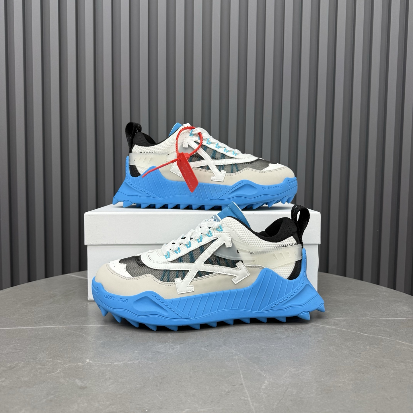 Off-White ODSY-1000 Blue White Sneakers