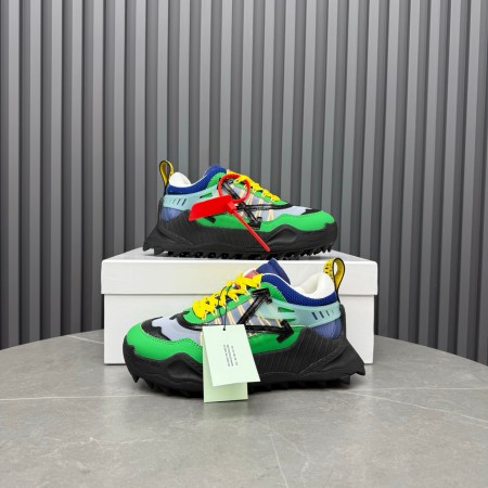 Off-White ODSY-1000 Black and Green FW19 Sneakers