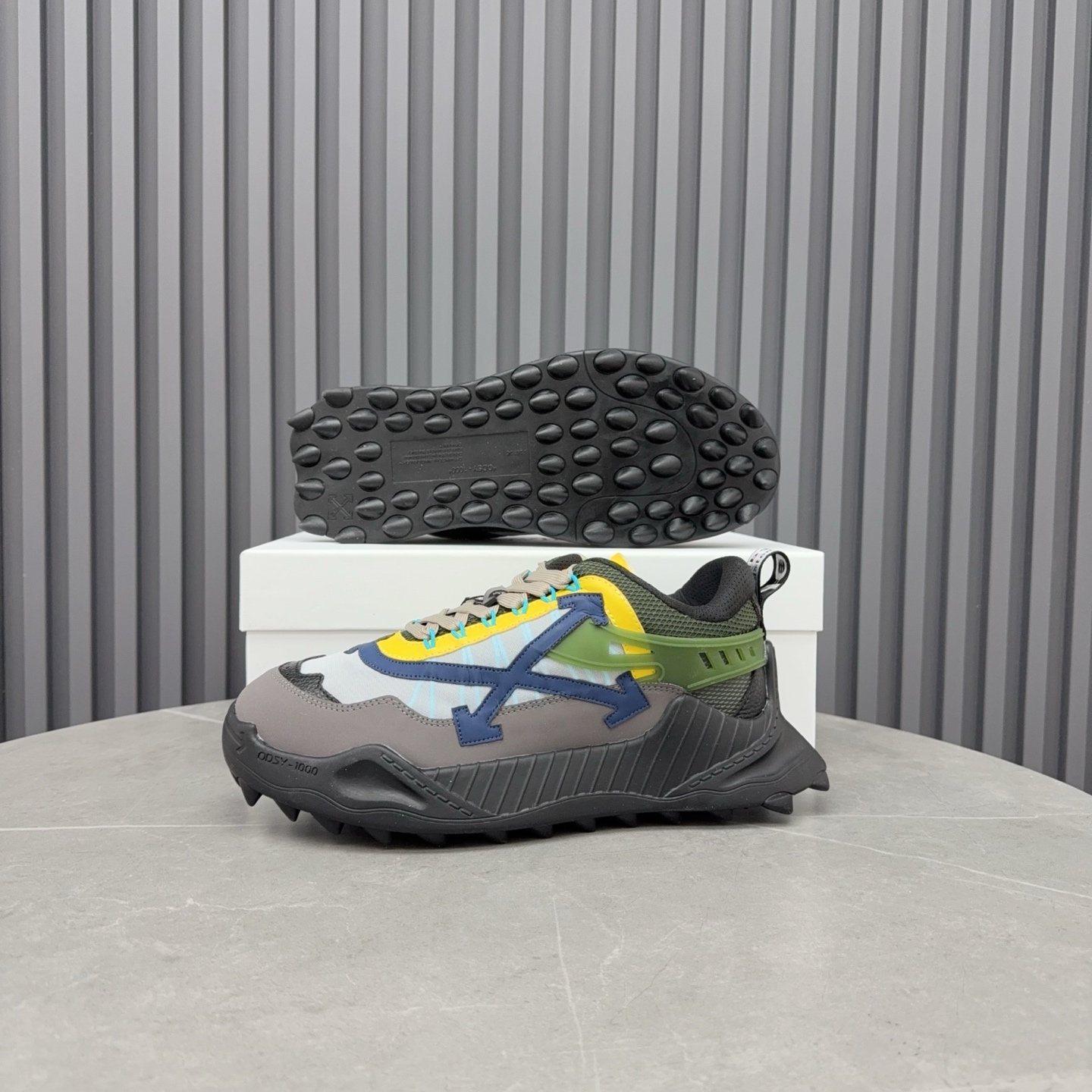 Off-White ODSY-1000 Multicolor Chunky Sneakers - Image 6