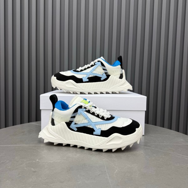 Off-White ODSY-1000 White Black & Blue Sneakers