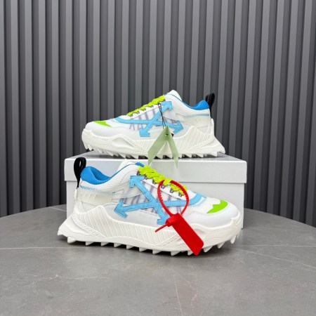 Off-White ODSY-1000 in White Blue Green Sneakers