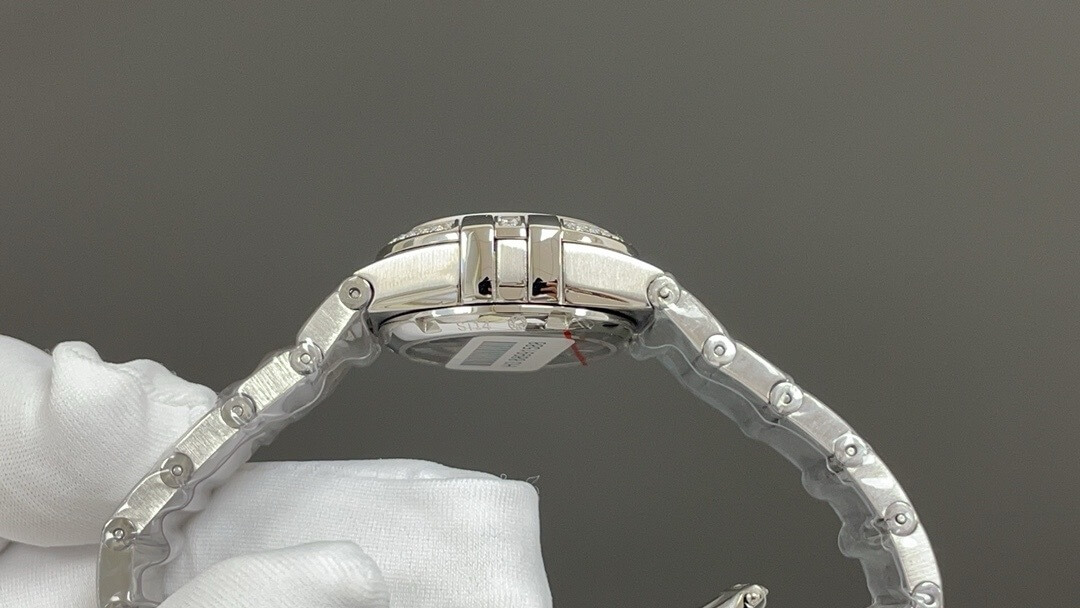 Omega Constellation Co-Axial Chronometer Stainless Steel Diamond Dial Automatic Ladies Watch. - Image 7