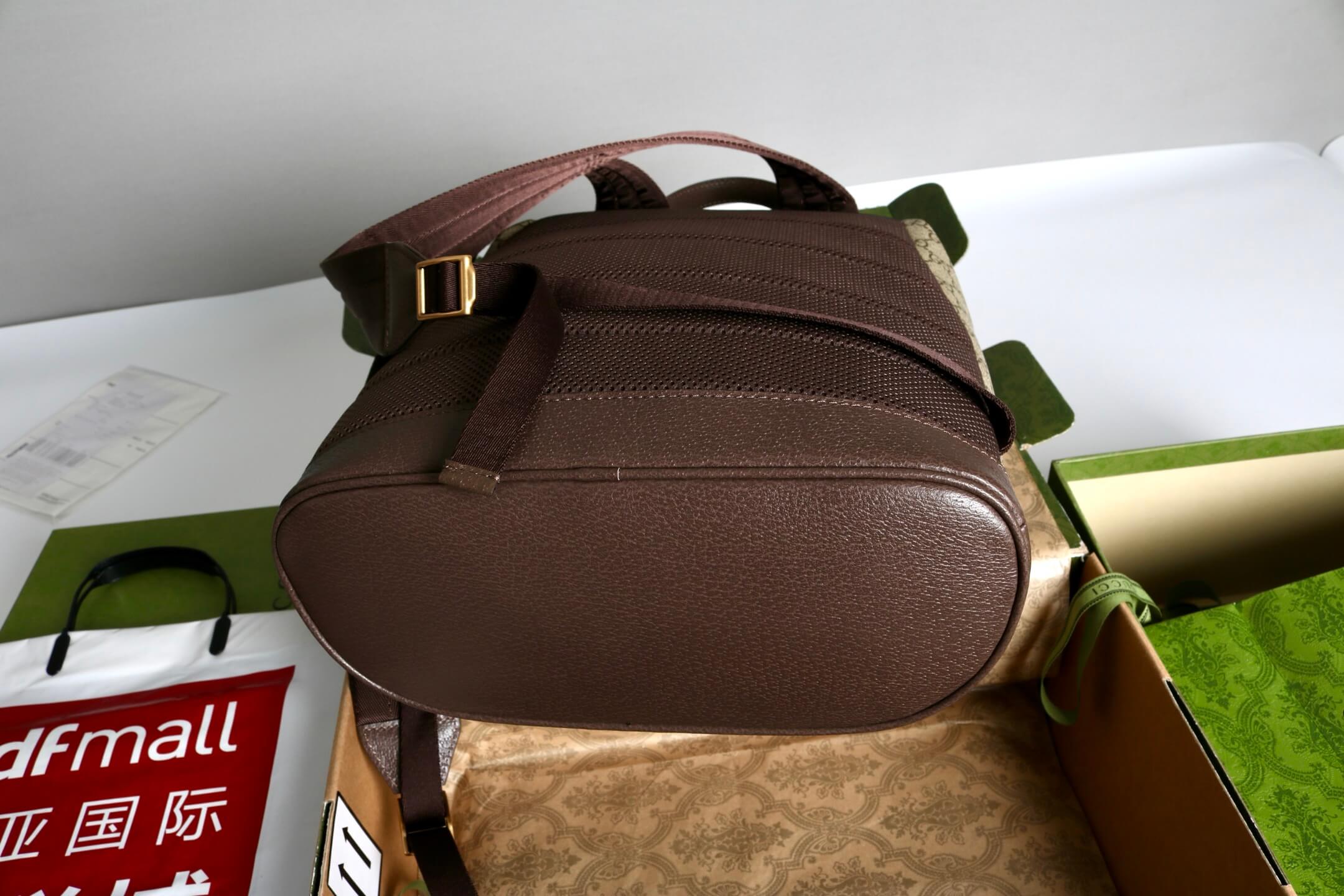 Gucci Ophidia GG Supreme Medium Backpack with Web Detail - Image 5