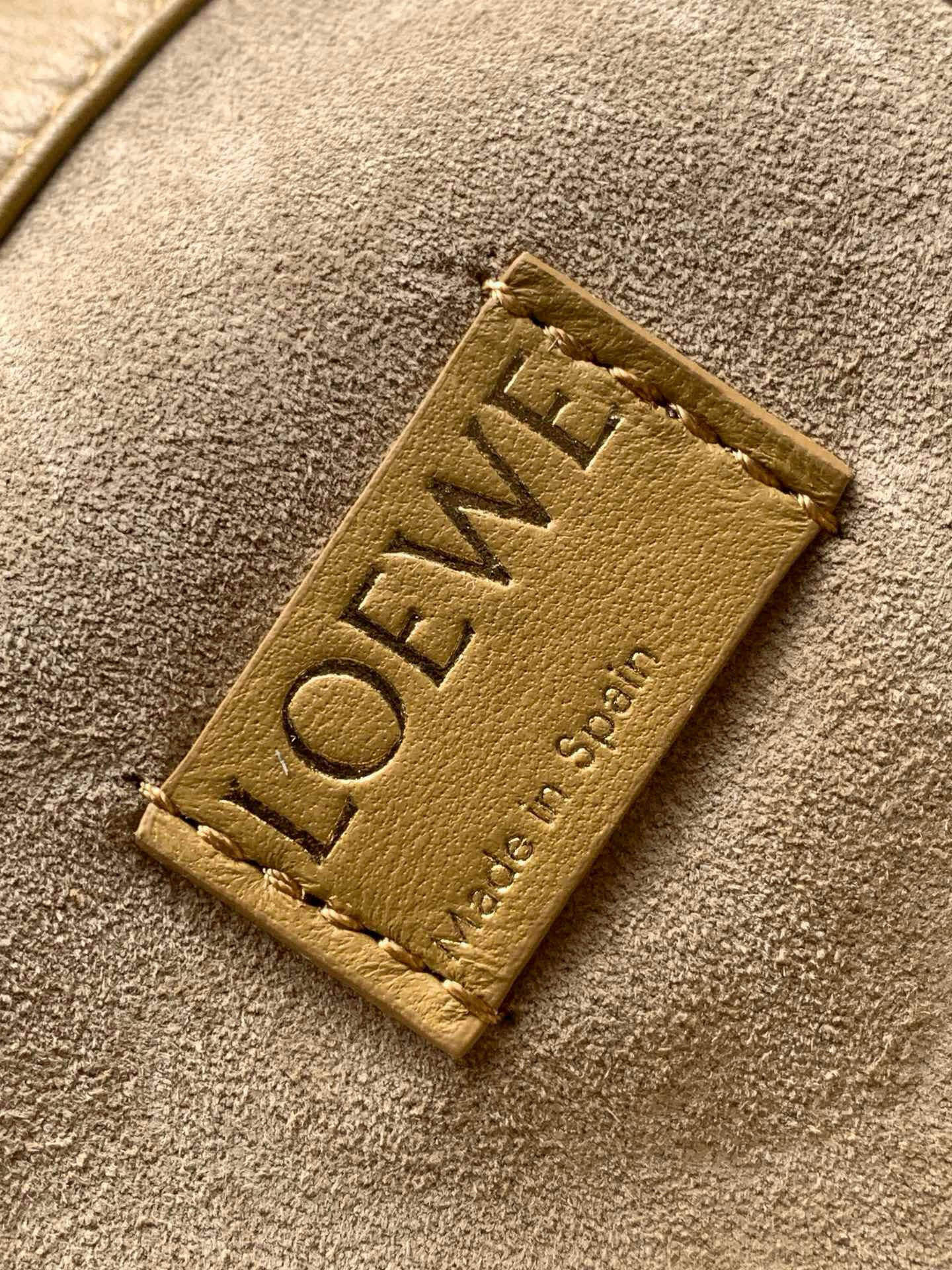 Loewe Flamenco Purse Leather Clutch Bag with Donut Chain (Ochre Mustard Yellow) - Image 9