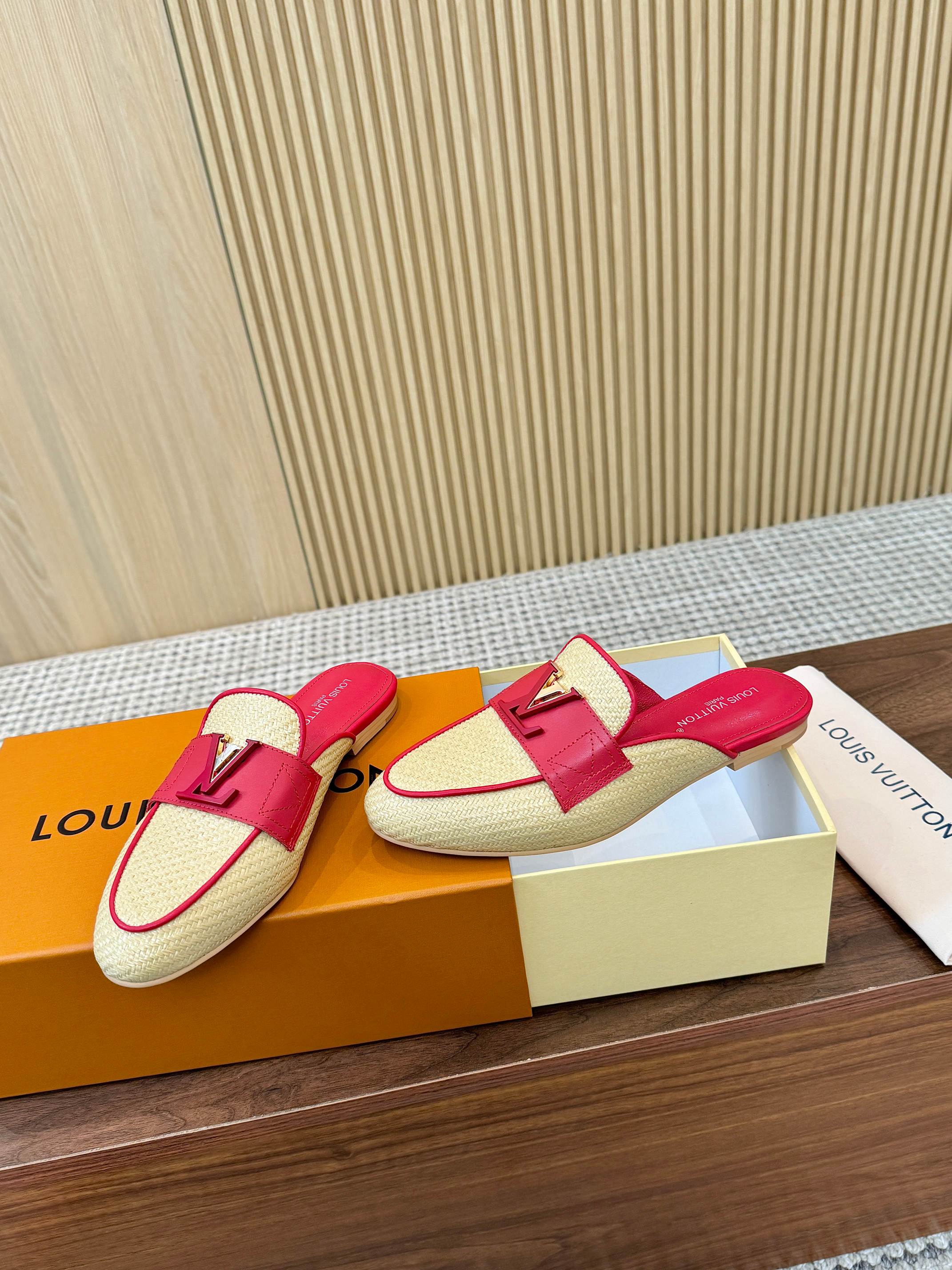 Louis Vuitton Raspberry Pink Mare Open Back Loafers