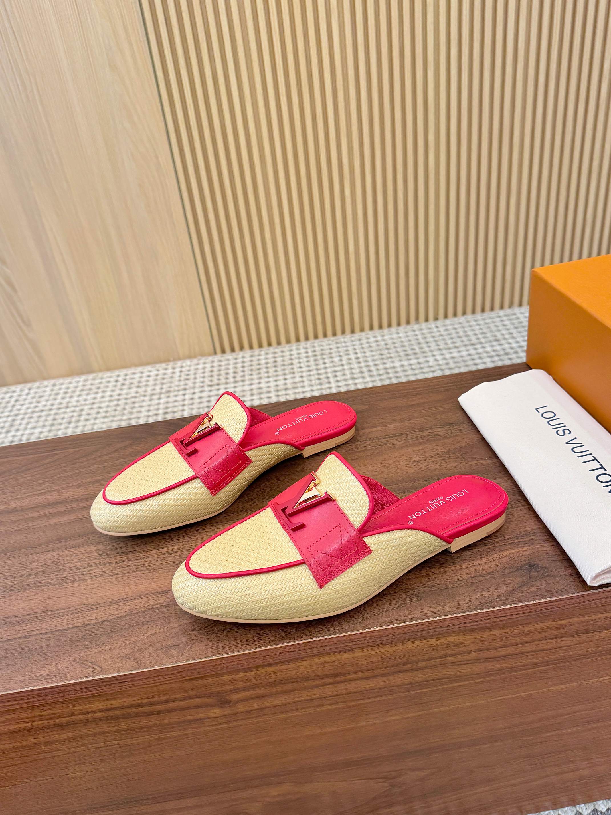Louis Vuitton Raspberry Pink Mare Open Back Loafers - Image 6