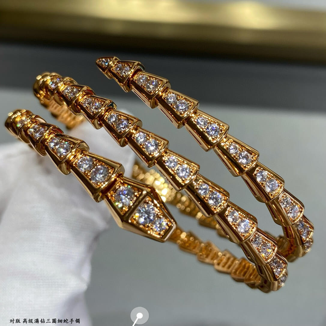 BVLGARI Serpenti Seduttori Rose Gold Diamond and Rubellite Necklace - Image 8